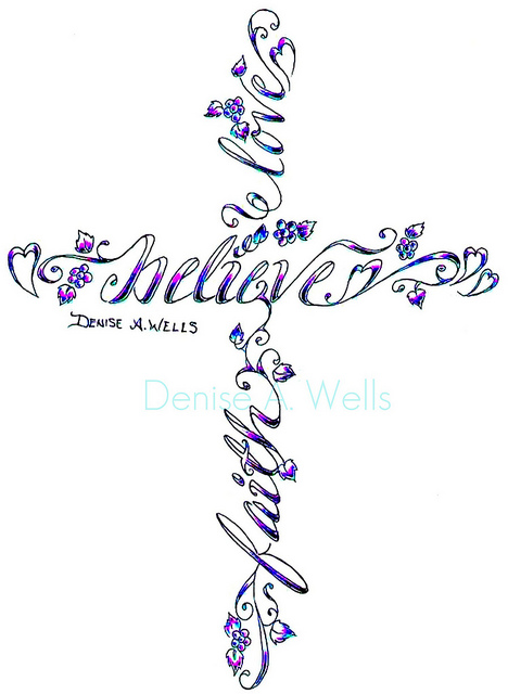 Free Cross Tattoo Designs