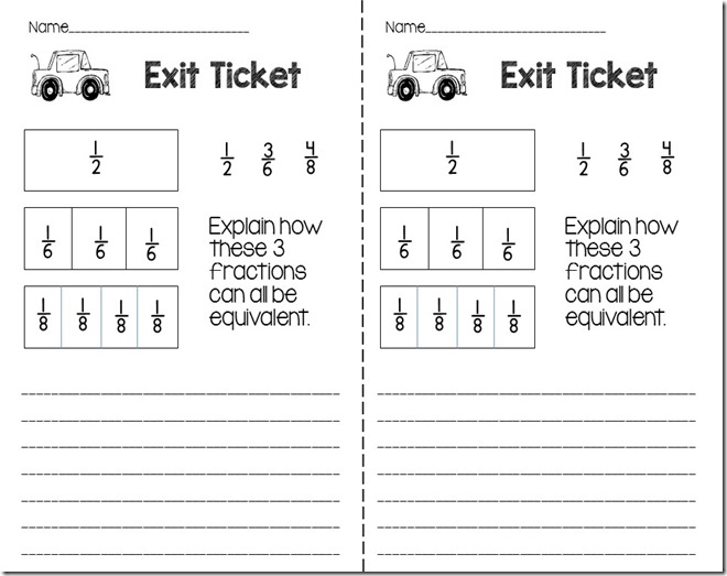 Equivalent Fractions (first lesson)