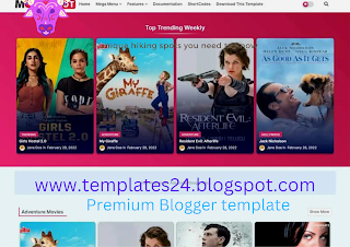 Movie Hut Blogger Template