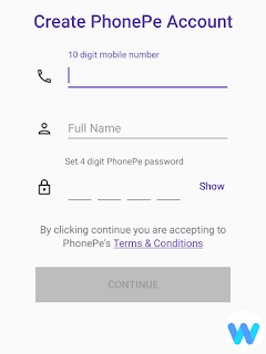 Create PhonePe Account