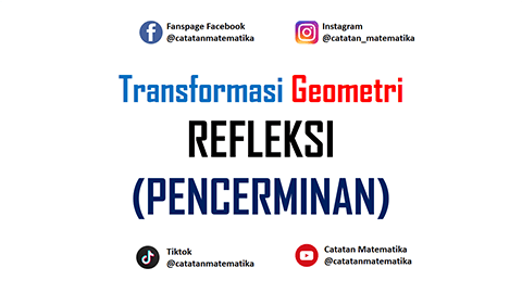 Transformasi Geometri - Refleksi (Pencerminan)