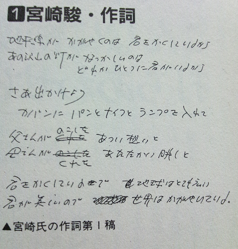 空中庭園と幻の飛行船 あの歌詞がない 天空の城ラピュタ の主題歌 君をのせて 幻の第一稿