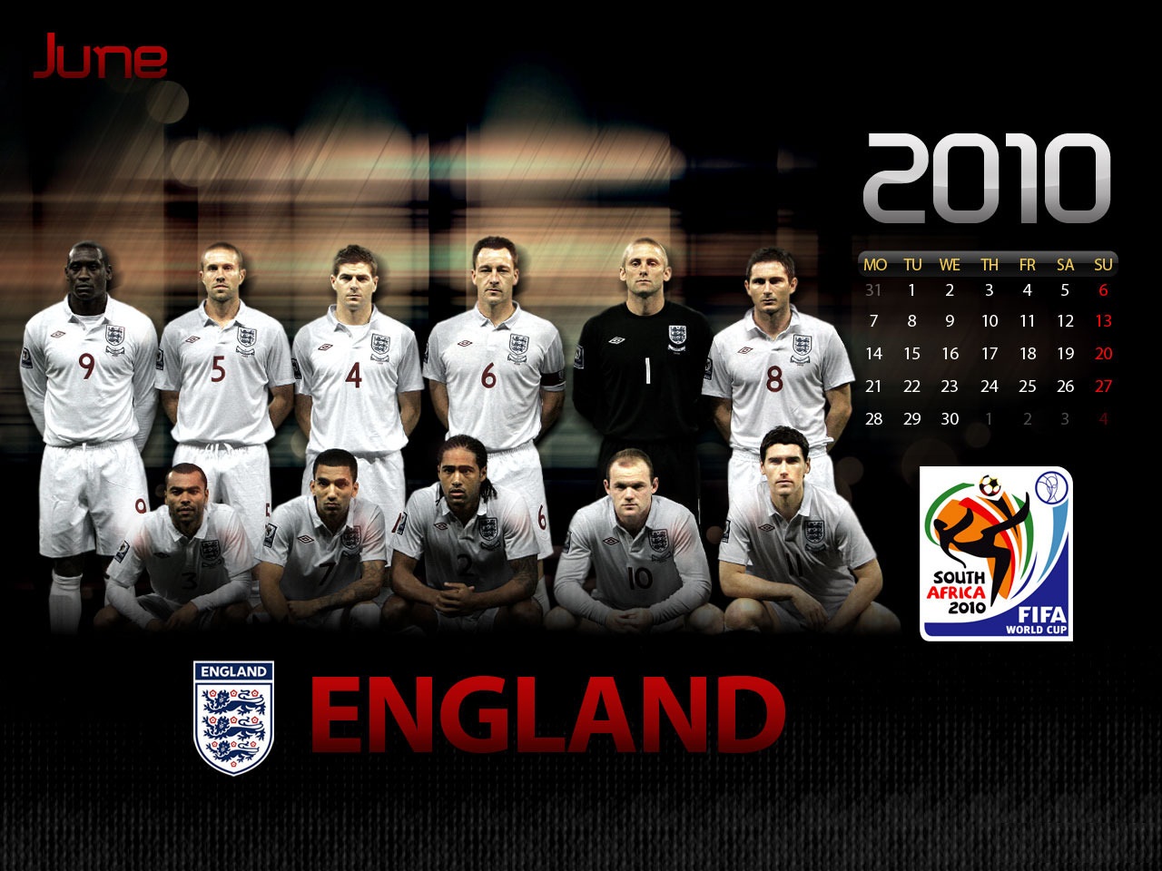 England National Team World Cup 2010 - Wayne Rooney