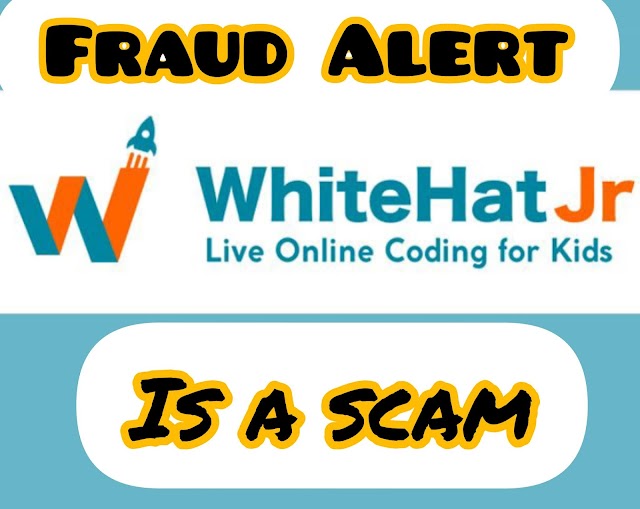 WhiteHat Jr में पैसा देकर अपने बच्चे का बचपन बर्बाद मत करिए।