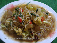 Sayur Tumis Kulit Kikil Pedas