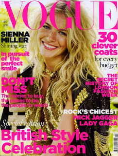 Sienna Miller Covers Of British Vogue