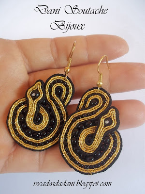 brincos em soutache- Dani soutache bijoux