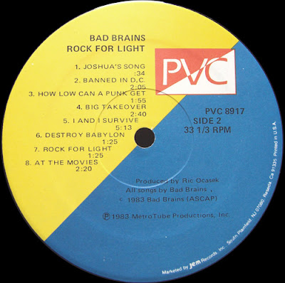 Bad Brains - Rock for Light (1983)