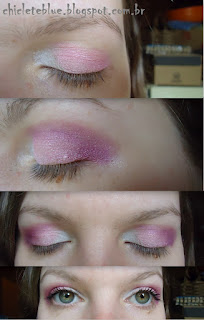 make maquiagem sombra rosa colossal