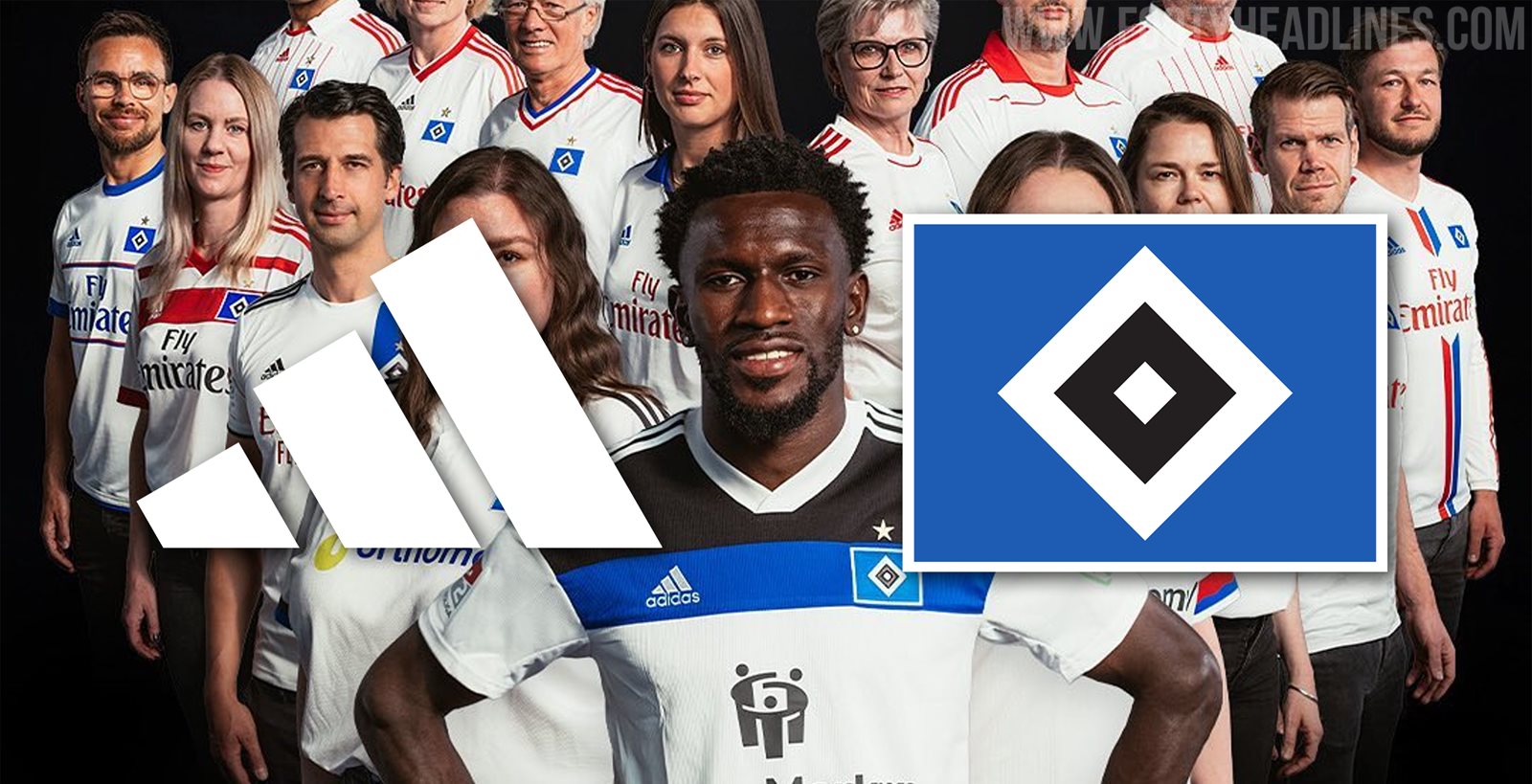 Hamburger SV 2023-24 Adidas Home Kit - Football Shirt Culture