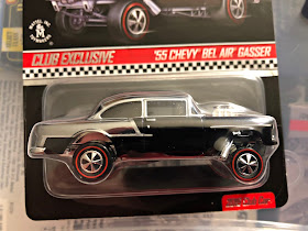 Hot Wheels RLC Membership '55 Chevy Bel Air Gasser Black Chrome hwc