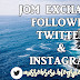 Segmen Jom Exchange Follower Twitter dan Instagram