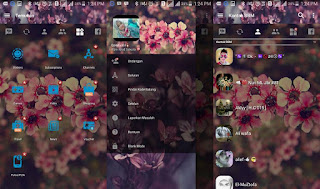 BBM MOD Flower Pink Apk v3.2.0.6 Full DP Terbaru