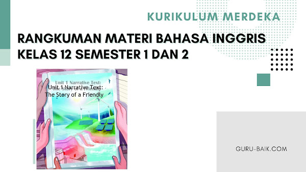 gambar rangkuman materi bahasa inggris kelas 12 kurikulum merdeka