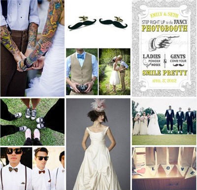 Inspiration for your own hipster wedding