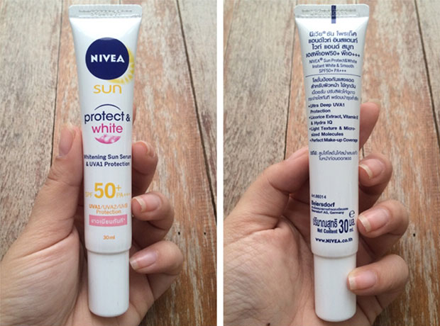 Review Kem Chống Nắng Nivea Sun Protect and White Serum, kem chống nắng, nivea, kem chống nắng nivea, nivea whitening sun serum extra white spf50, kem chống nắng giá rẻ