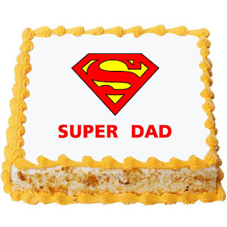 Super Dad Butterscotch Photo Cake