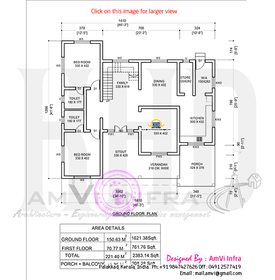 Floor plan ground