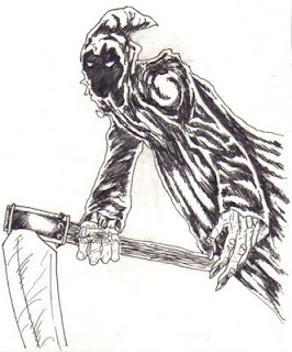 Dark Grim Reaper Drawing