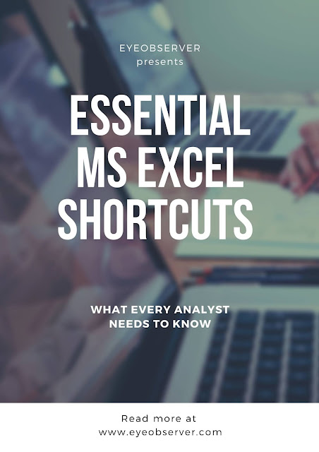 Important Microsoft Excel Shortcuts
