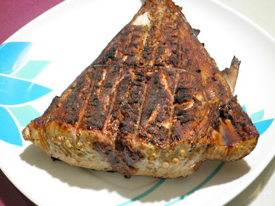 grilled yellow fin tuna