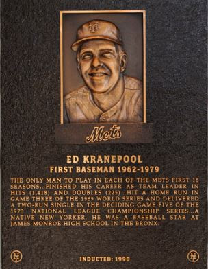Keith Hernandez Mets Hall of Fame Plaque - Mets History