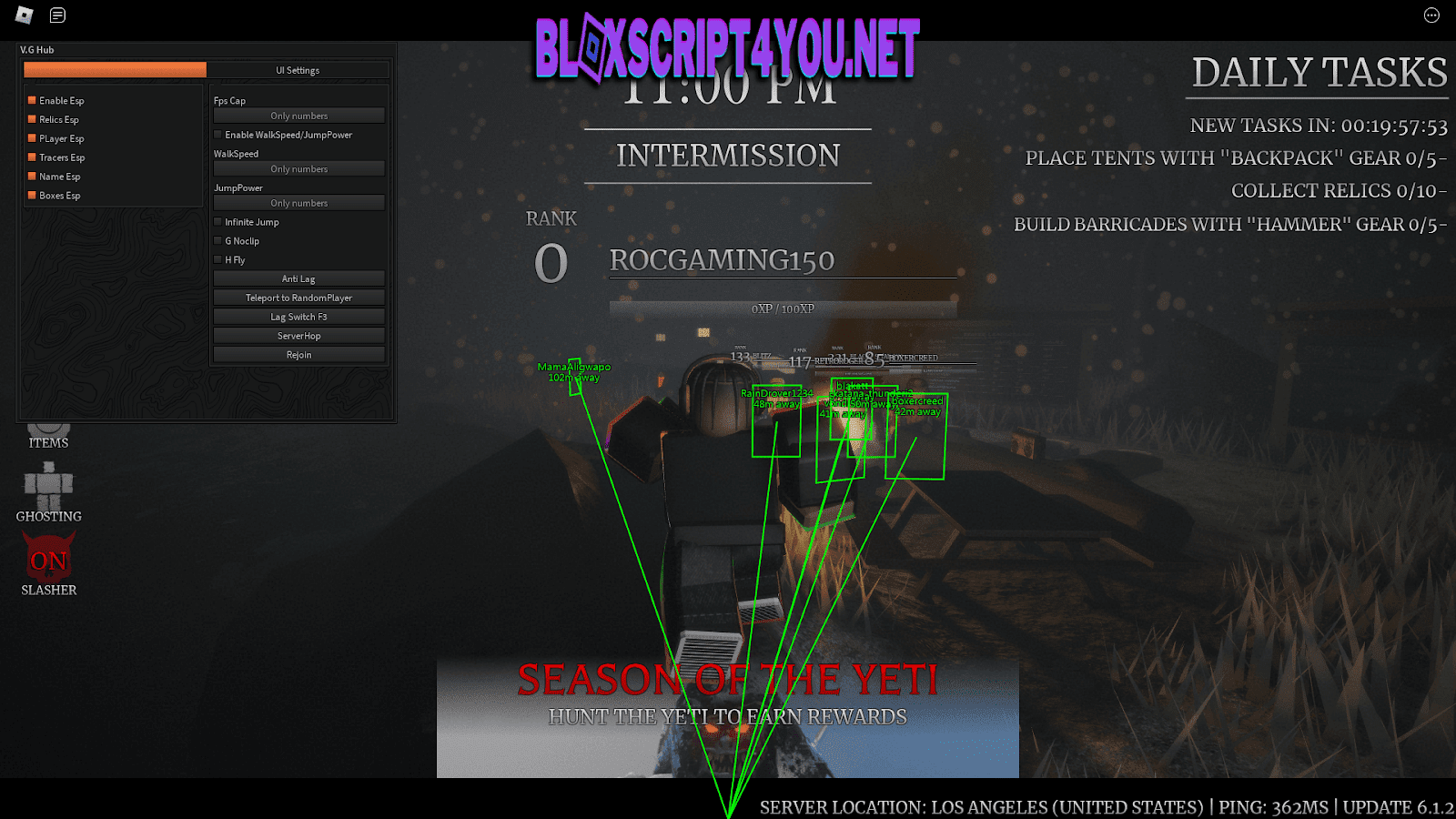 V.G Hub Project Slayers Script