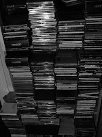 Lots of CDs, probably more saleable than the ones our idiot indie buyer was jumping all over.