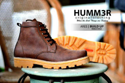 Sepatu Boots Pria, Sepatu Boots Pria Hummer