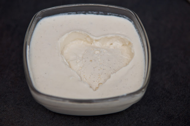 Panna Cotta Nature - Panna Cotta Vanille - Dessert - Crème - Italie - Recette Panna Cotta - Heart - Valentine's Day - Saint-Valentin