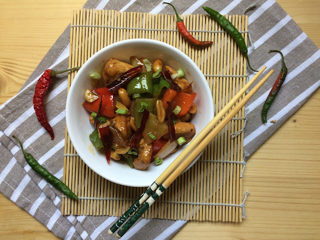 POLLO KUNG PAO RECETA