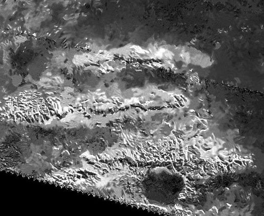 Wahana NASA Cassini Kirim Gambar Gunung Tertinggi Di Bulan Saturnus,Titan