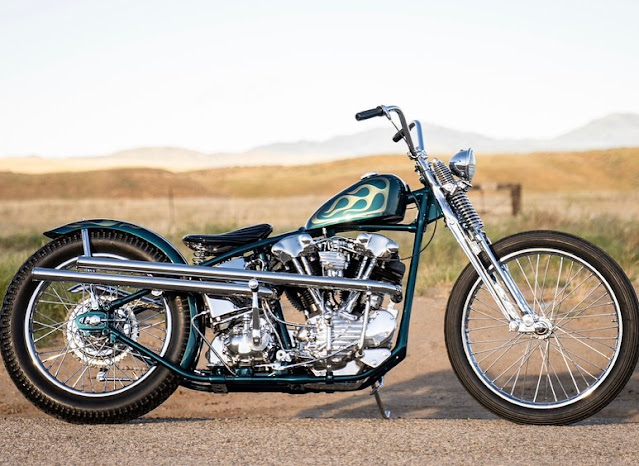 Harley Davidson Knucklehead 1946 By Small City Cycles