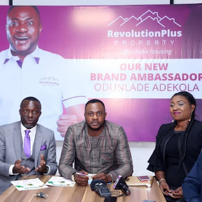 Nollywood star Odunlade Adekola bags endorsement deal with real estate firm Revolution plus properties