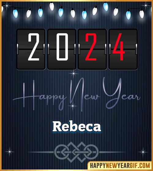 Happy New Year 2024 images for Rebeca