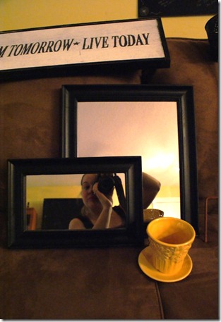mirrors and pot