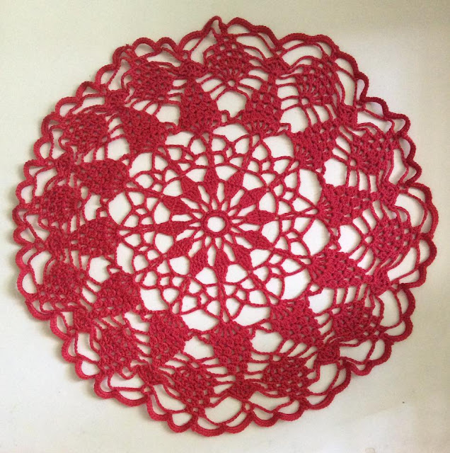 Crochet lace doily