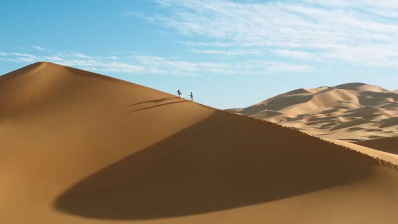 Morocco desert dunes