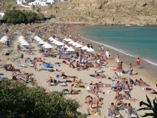 Paradise Beach, best top beach, Mykonos, Greece