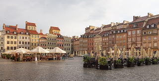 Rynek starego miasta w Warszawie