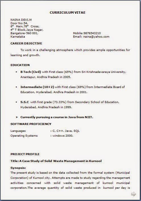 how to make resume for job application