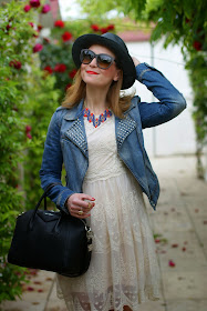 Chicwish lace dress, Ecua-Andino hat, Majestical necklace, Fashion and Cookies, fashion blogger