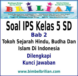 Download Soal IPS Kelas 5 SD Bab 2 Tokoh Sejarah Hindu 