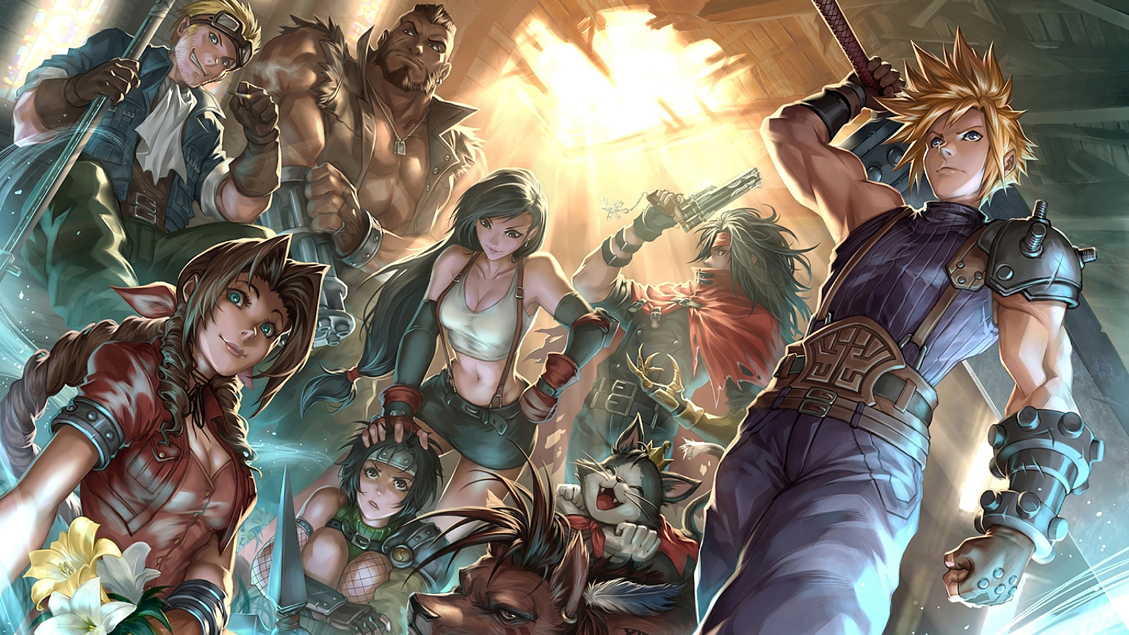  Final  Fantasy  7  Remake Characters 4K  40 Wallpaper 