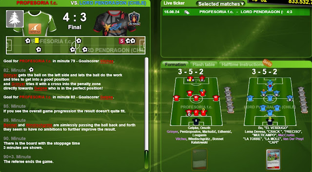 Profesoria f.c.  vs  Lord Pendragon (Chile)
