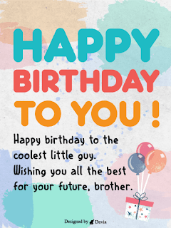 Happy birthday wishes for brother