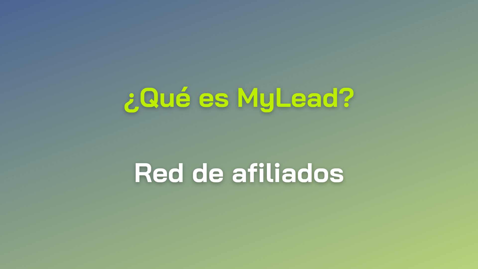 Mylead red de afiliados