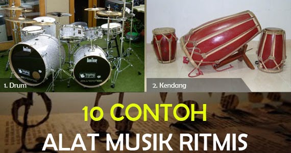 Contoh Alat Musik Ritmis Gambar