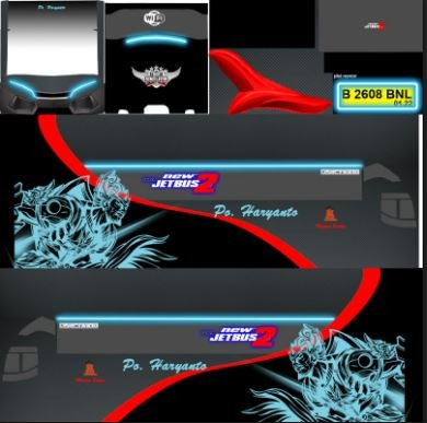 Livery Bussid XHD Jernih Terbaru Jetbus 2