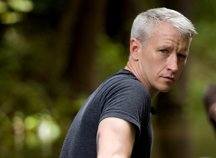 Anderson Cooper was punched in